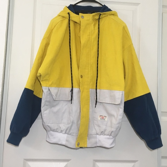zaful colour block jacket
